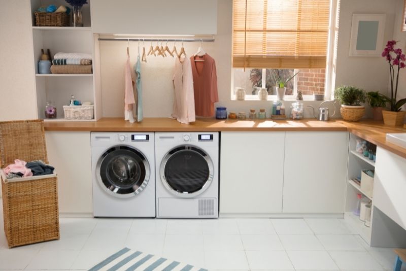 renovations services for organizing laundry area