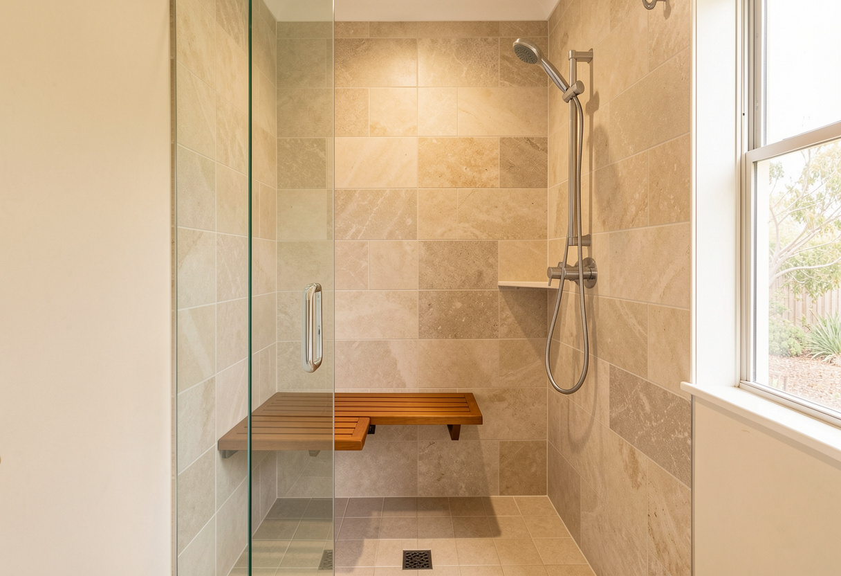 neutral-toned Accessible Bathroom Renovations